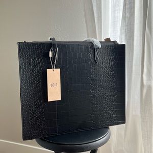BLACK BEIS WORK TOTE BAG
